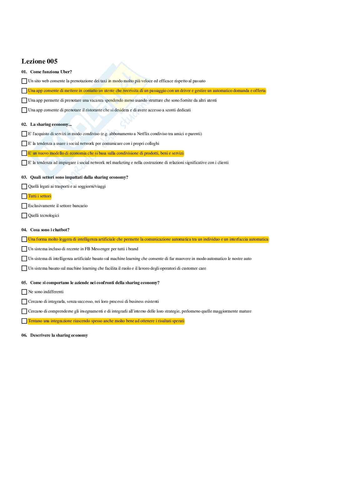 Paniere Marketing digitale avanzato - Risposte multiple - aggiornato (2026) Pag. 6