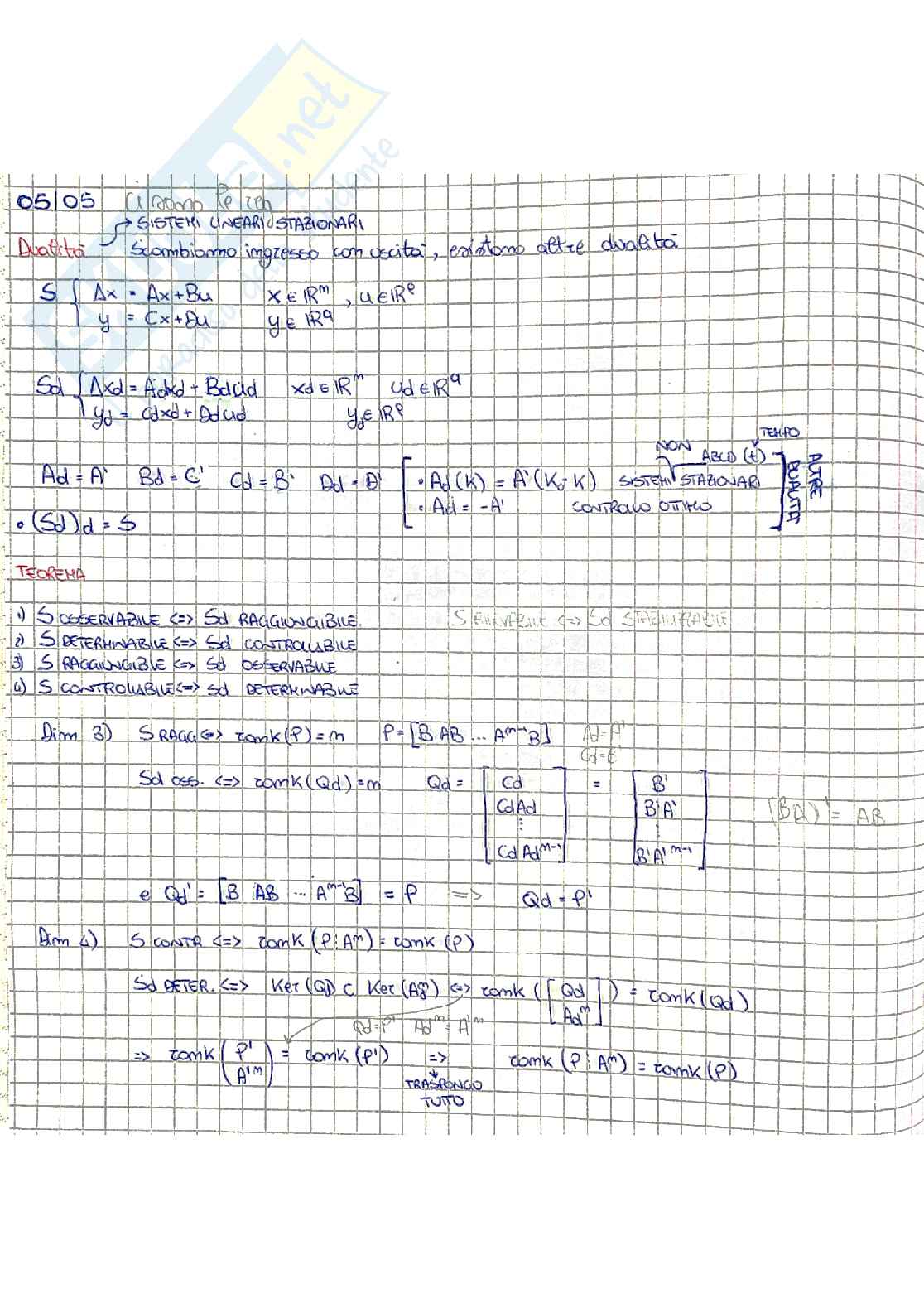 Appunti di teoria esame Teoria dei sistemi Pag. 36