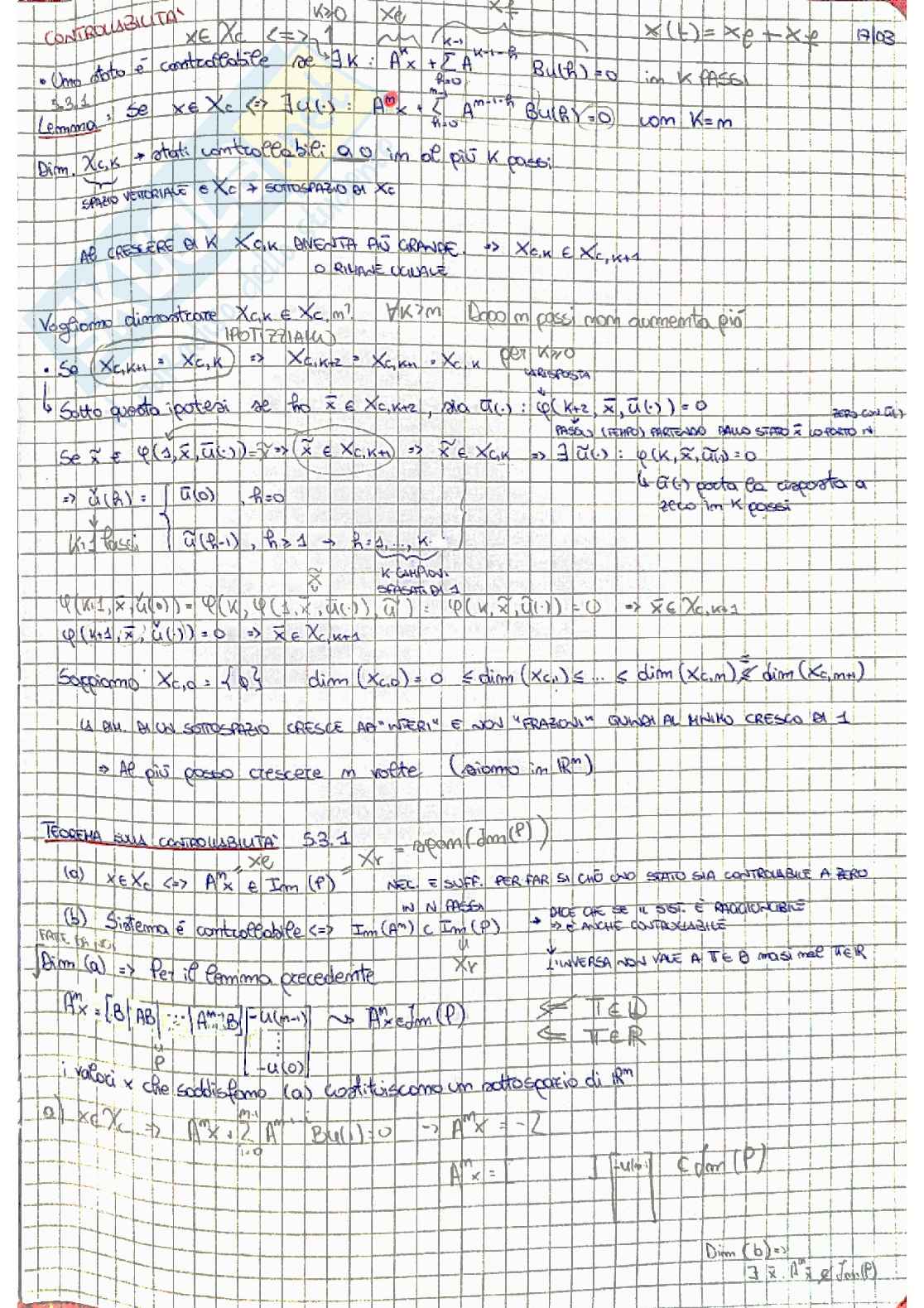 Appunti di teoria esame Teoria dei sistemi Pag. 6