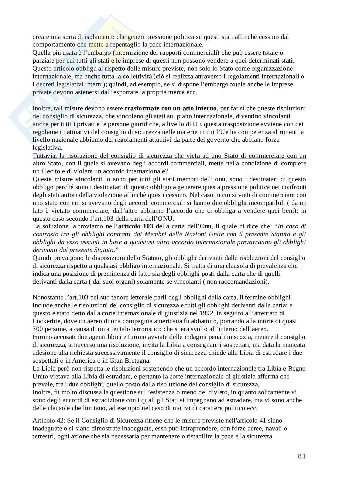 Diritto internazionale Pag. 81