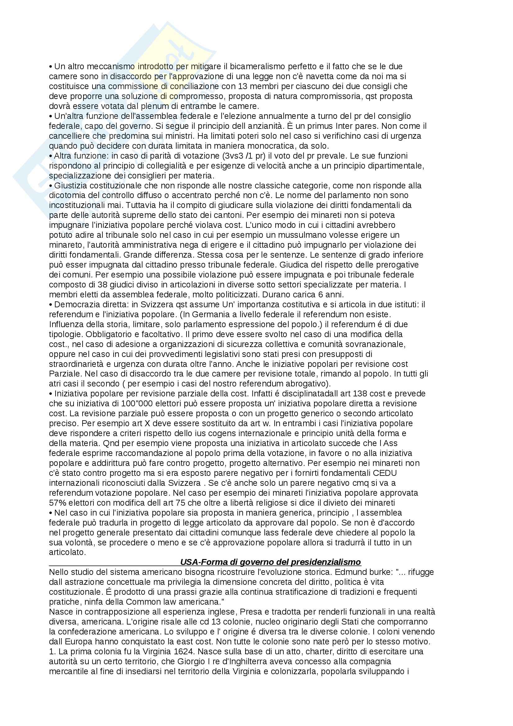 Appunti di Diritto pubblico comparato Pag. 16