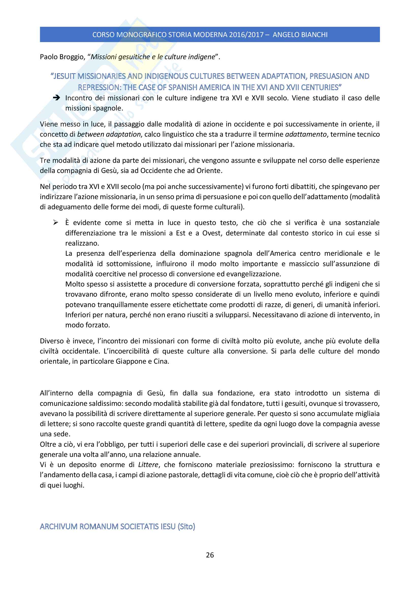 Appunti personali esame Storia Moderna Monografico, prof. Angelo Bianchi Pag. 26