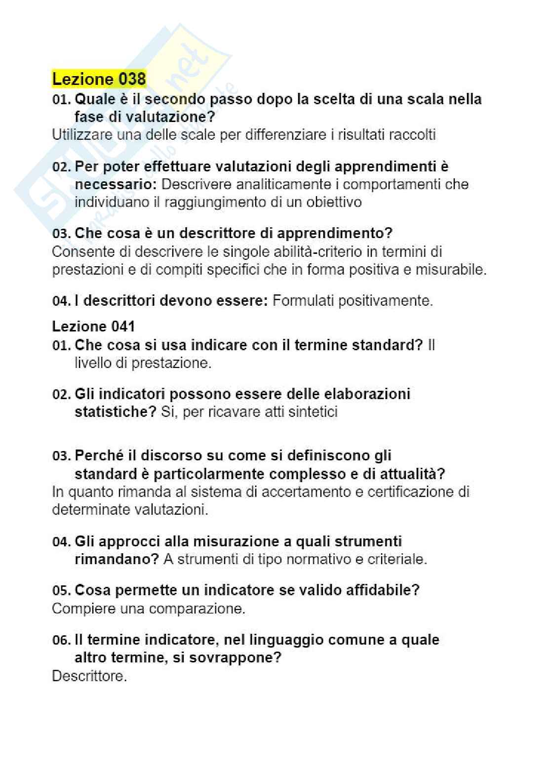 Pedagogia sperimentale Pag. 16