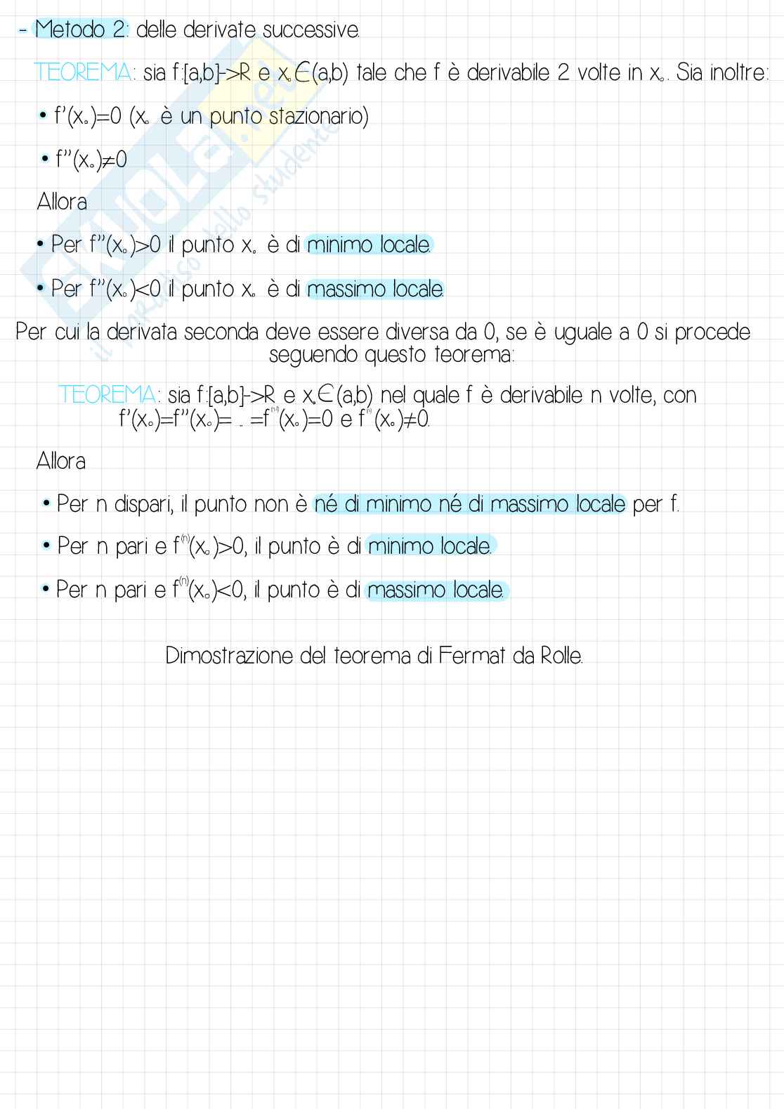 Secondo parziale di matematica Pag. 51