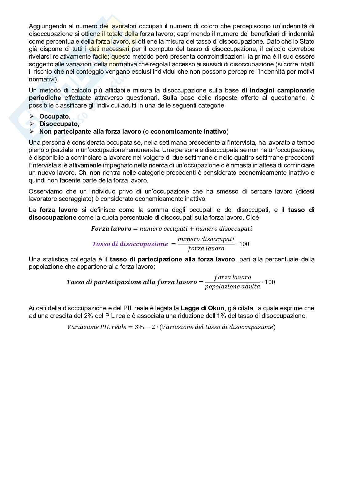 Appunti I parziale esame Macroeconomia A-E Pag. 16