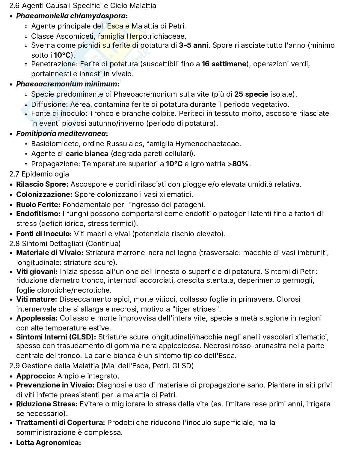 Appunti Patologia della vite Pag. 46