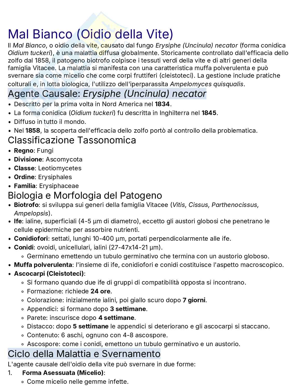 Appunti Patologia della vite Pag. 56