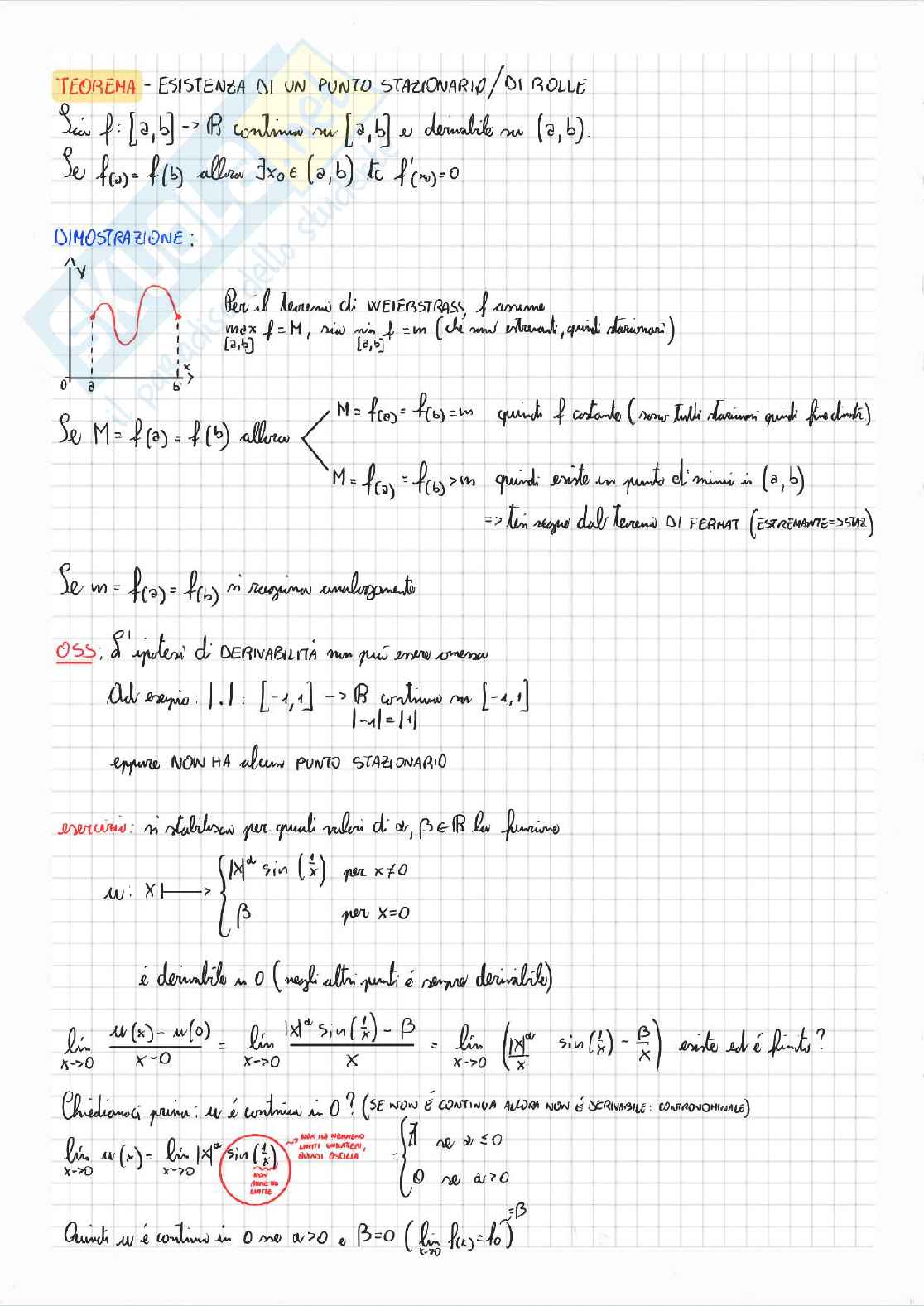 Calcolo differenziale Pag. 11