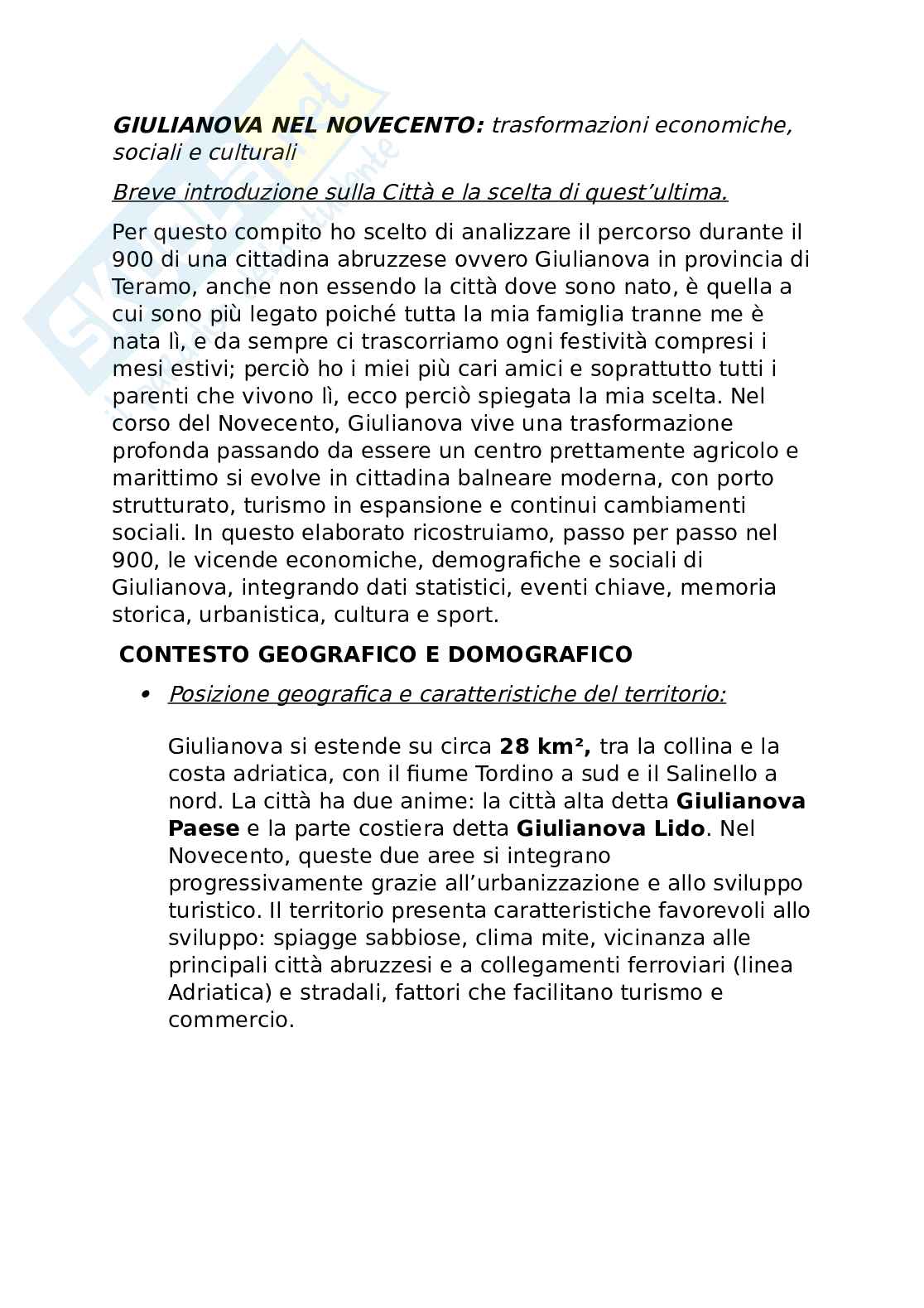 Storia economica Pag. 1