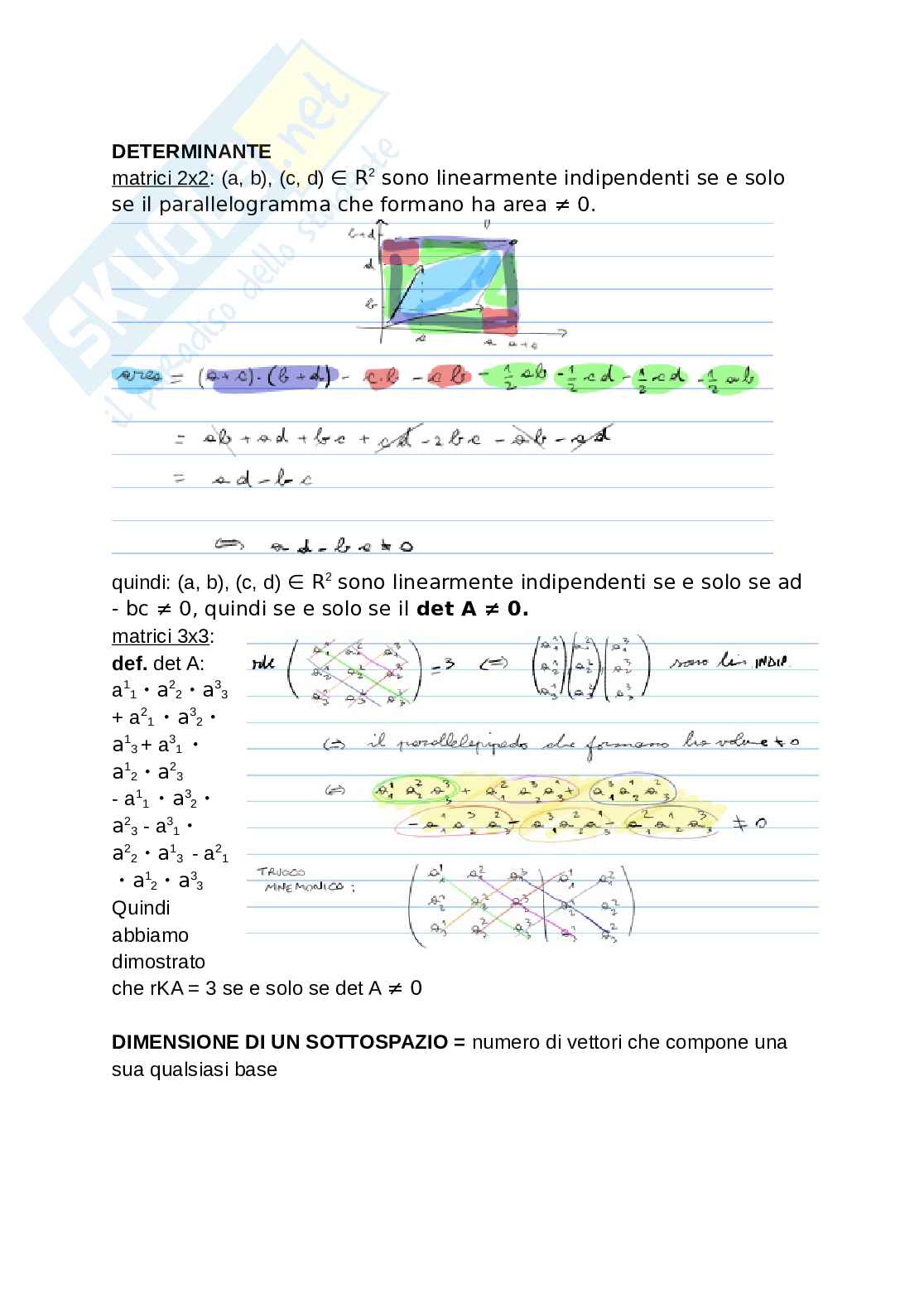 Appunti di Geometria e algebra lineare Pag. 41