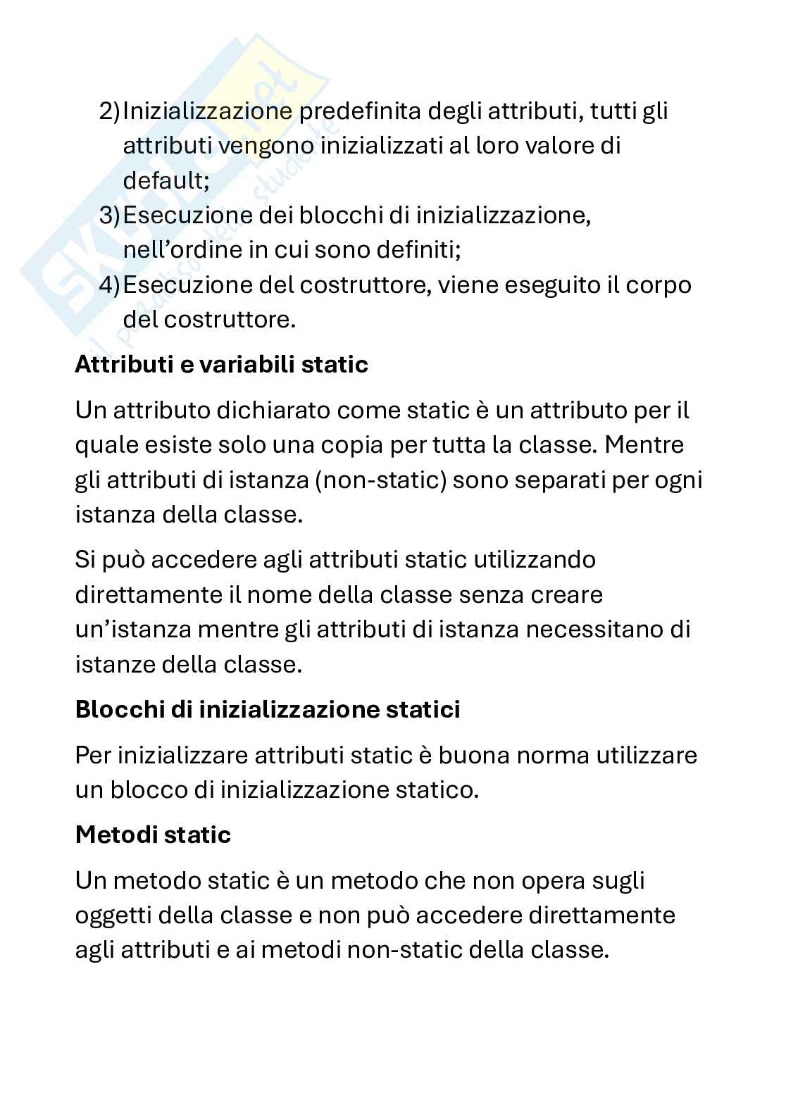Programmazione ad oggetti e Java (1)  Pag. 6