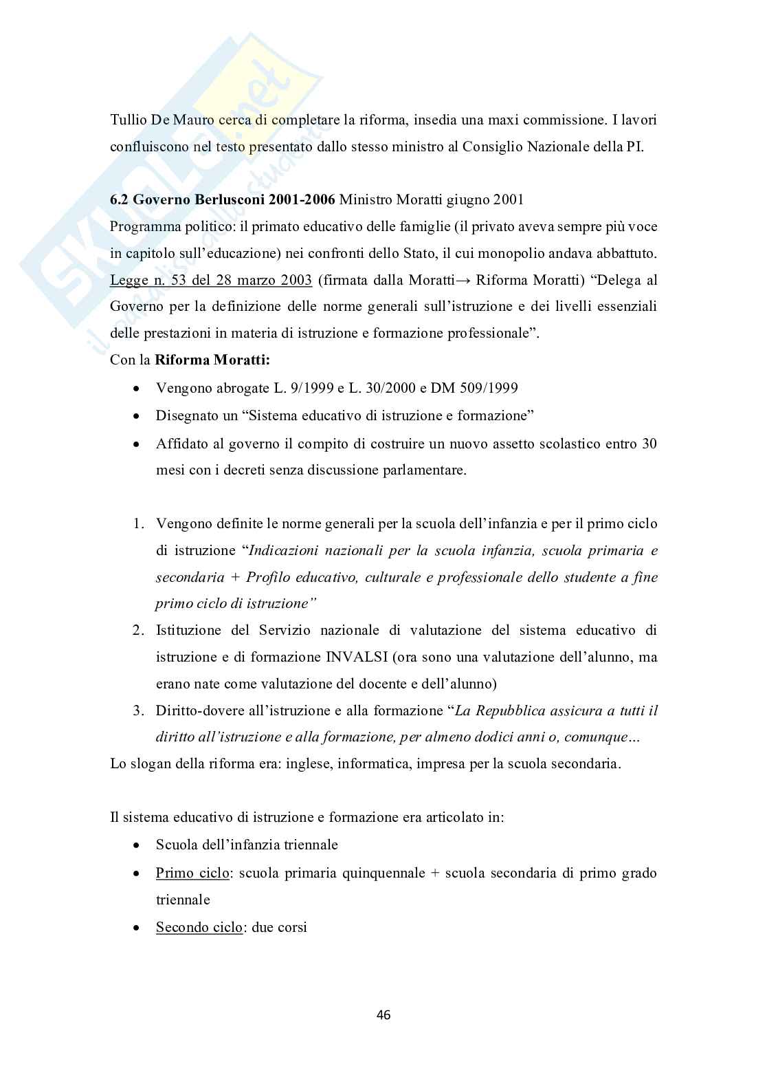Appunti Storia della scuola Pag. 46
