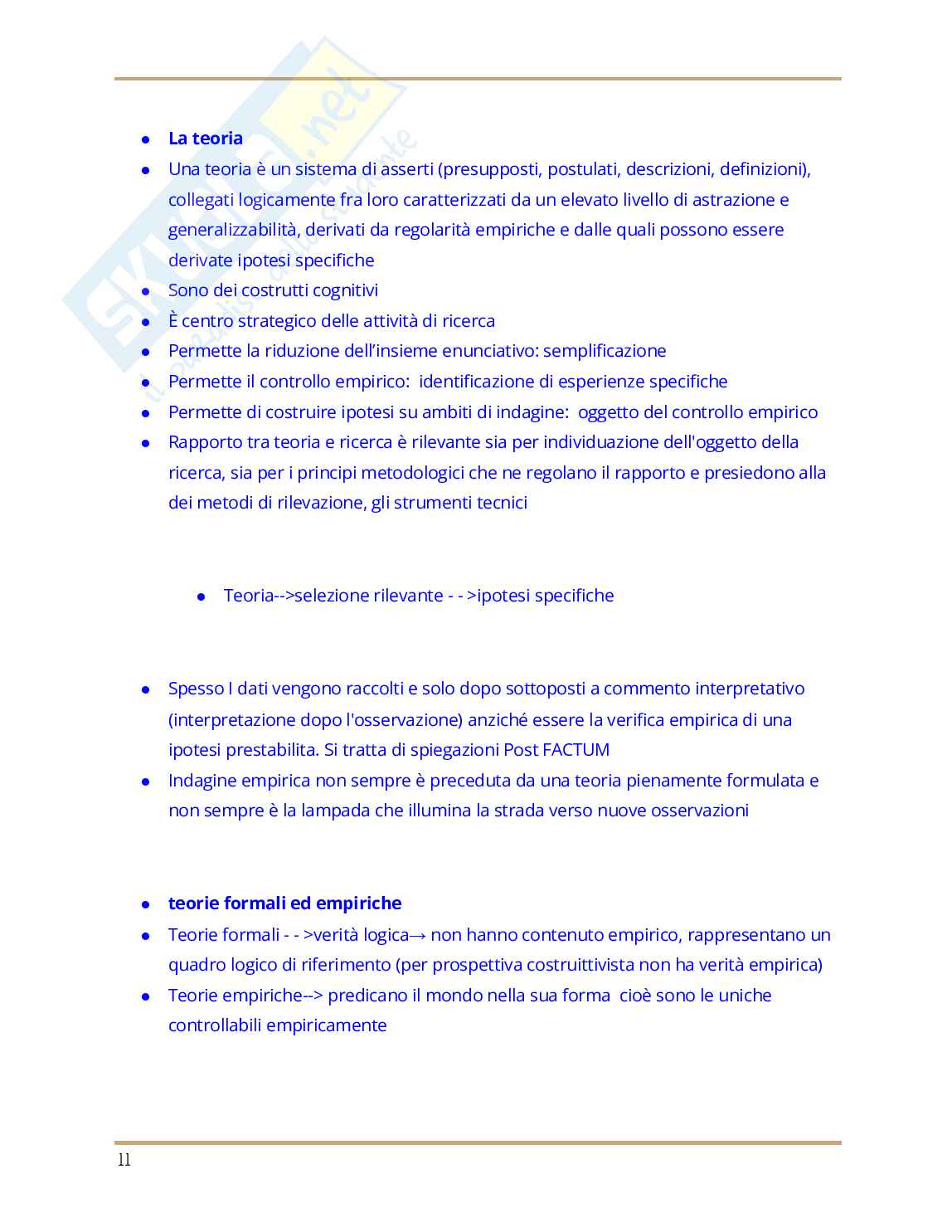Appunti delle tematiche di Sociologia e ricerca sociale  Pag. 11