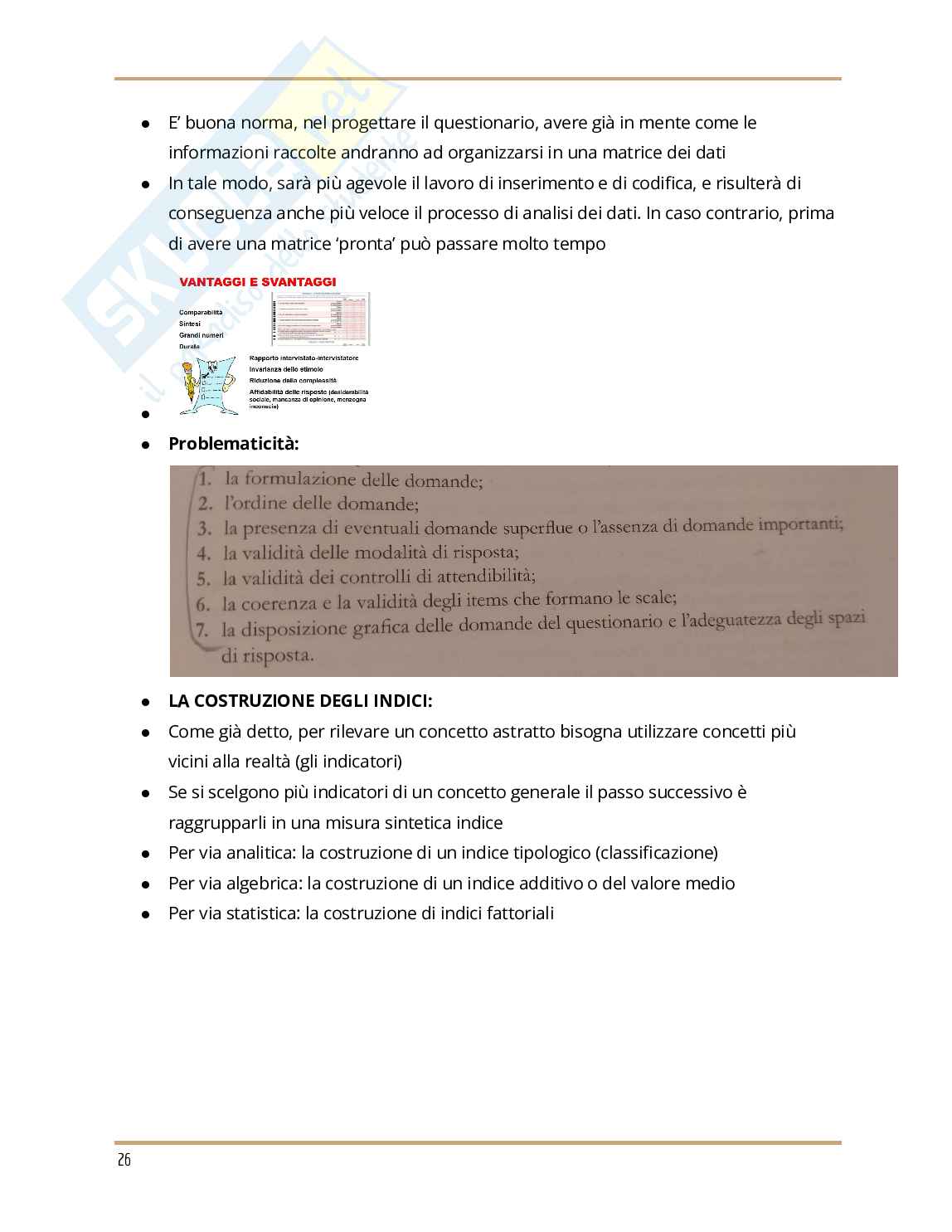 Appunti delle tematiche di Sociologia e ricerca sociale  Pag. 26