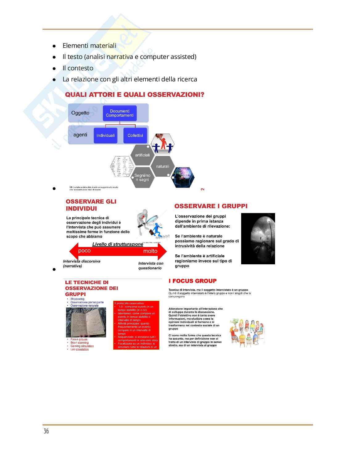 Appunti delle tematiche di Sociologia e ricerca sociale  Pag. 36