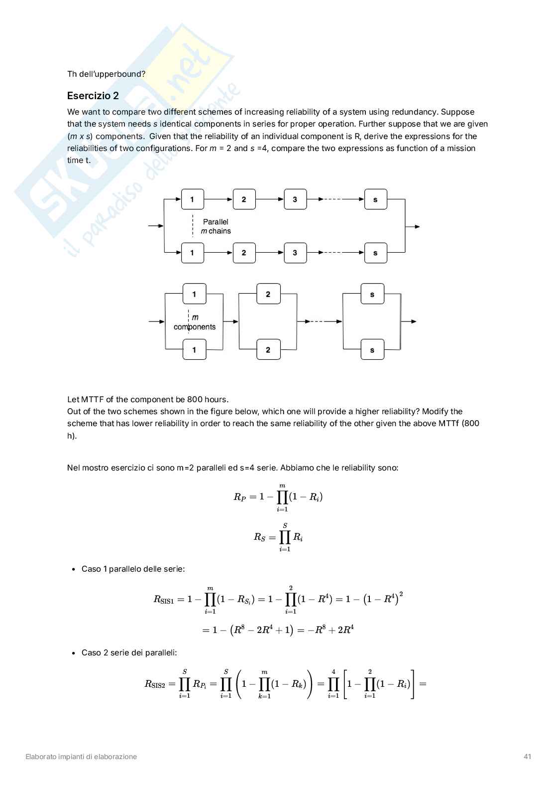 Tesina impianti di elaborazione Pag. 41