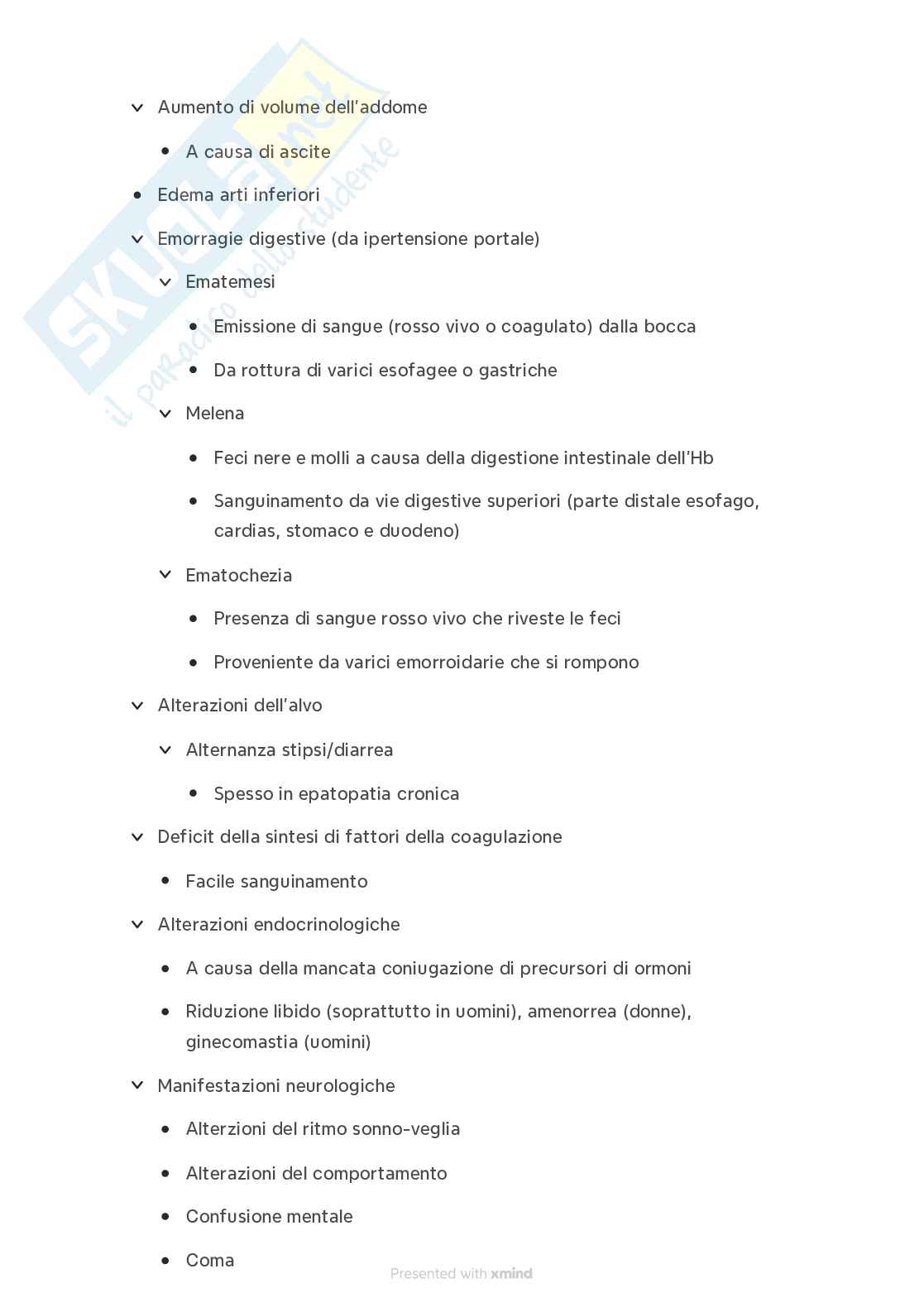 Semeiotica del fegato Pag. 26