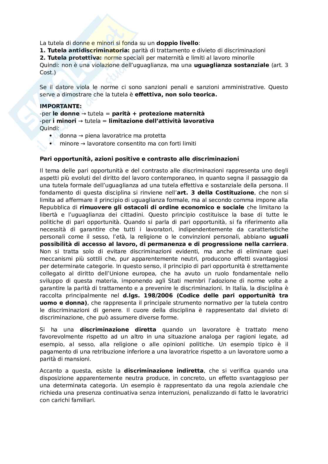 Vari argomenti di Diritto del lavoro Pag. 6