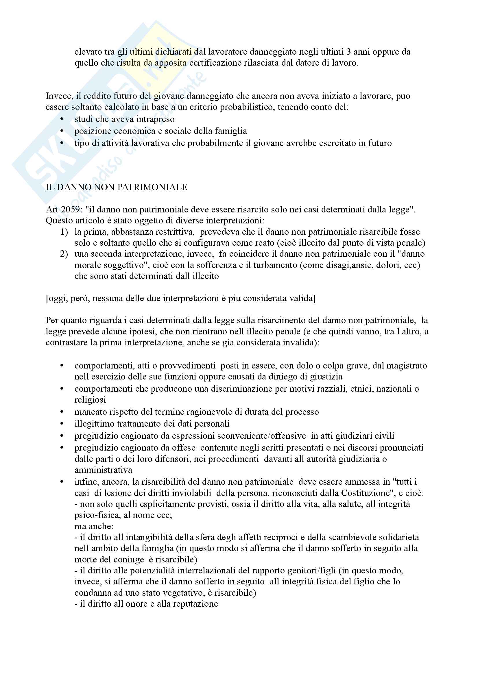 Riassunto esame Diritto Privato I, prof. Palmeri, libro consigliato "Diritto Privato", Torrente e Schlesinger Pag. 66