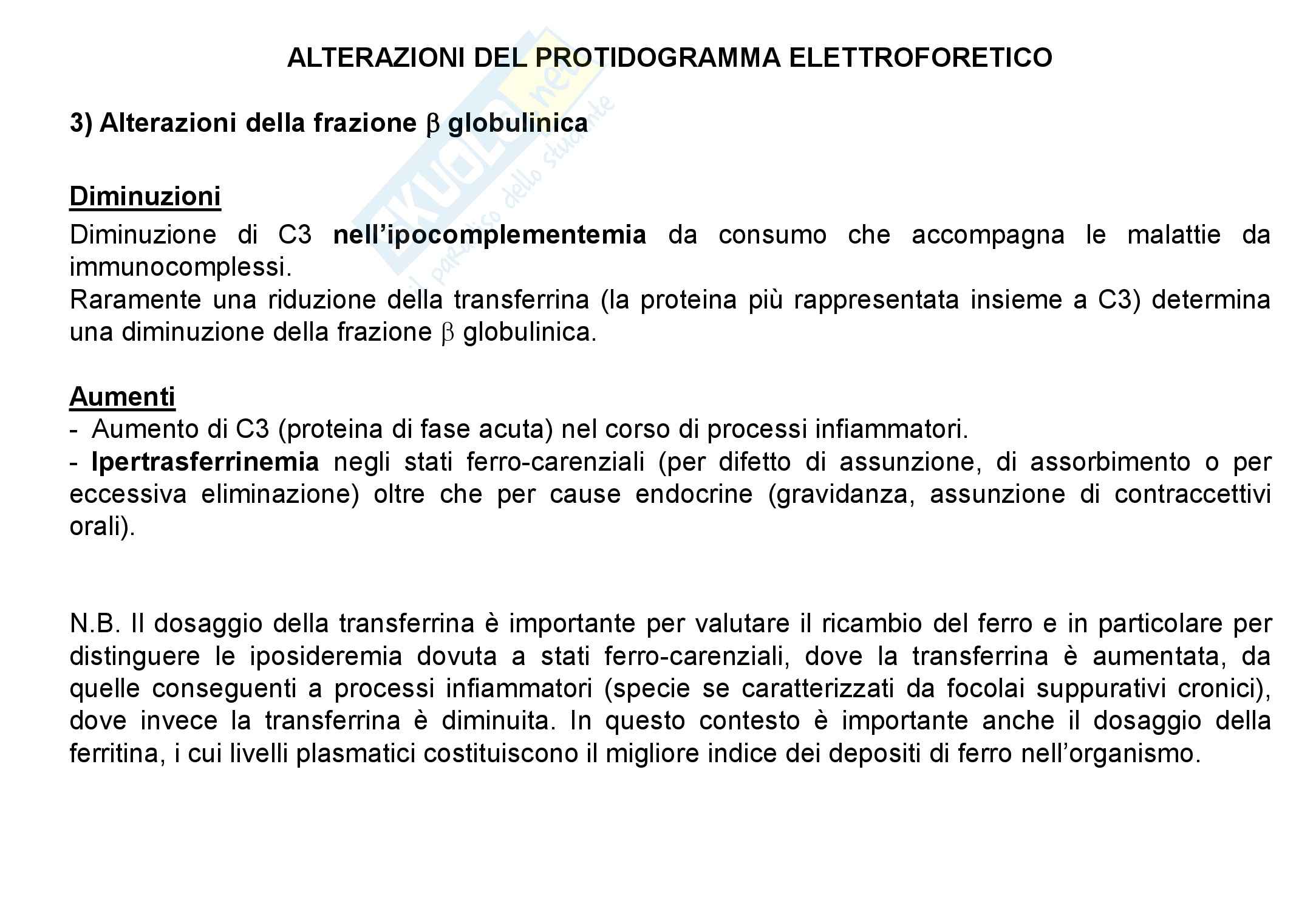 Proteine Plasmatiche Pag. 31