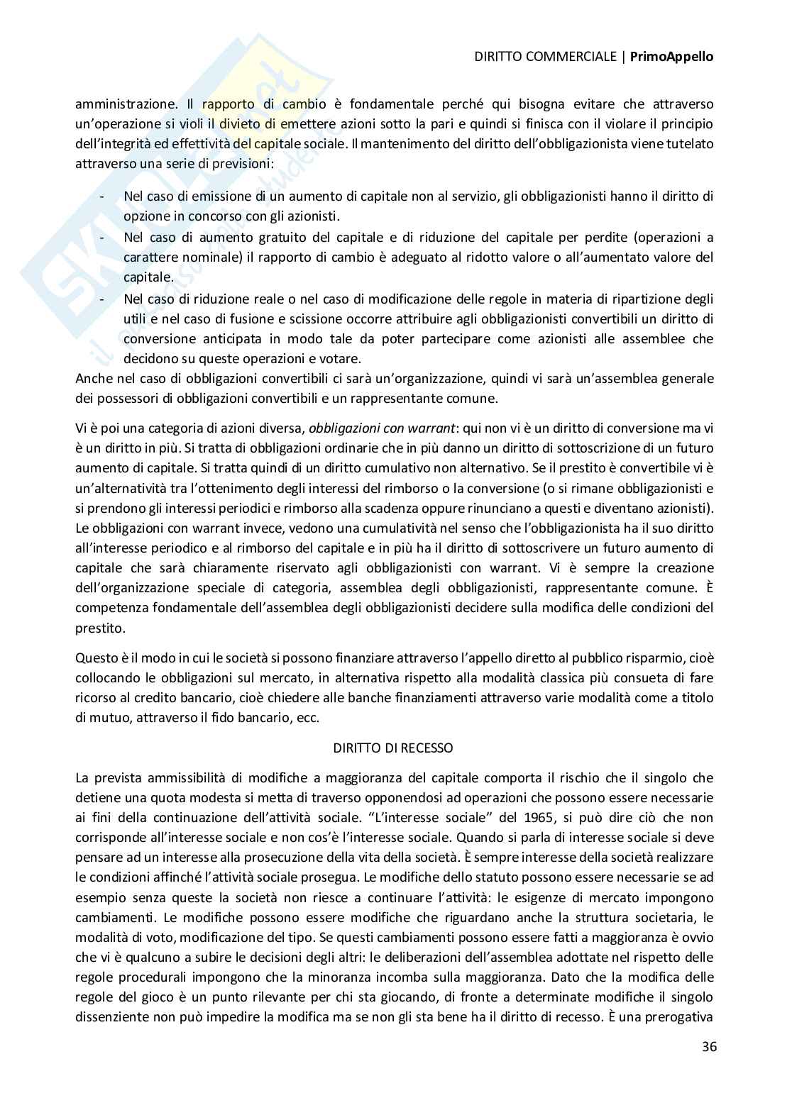 Diritto commerciale - parte 2 Pag. 36