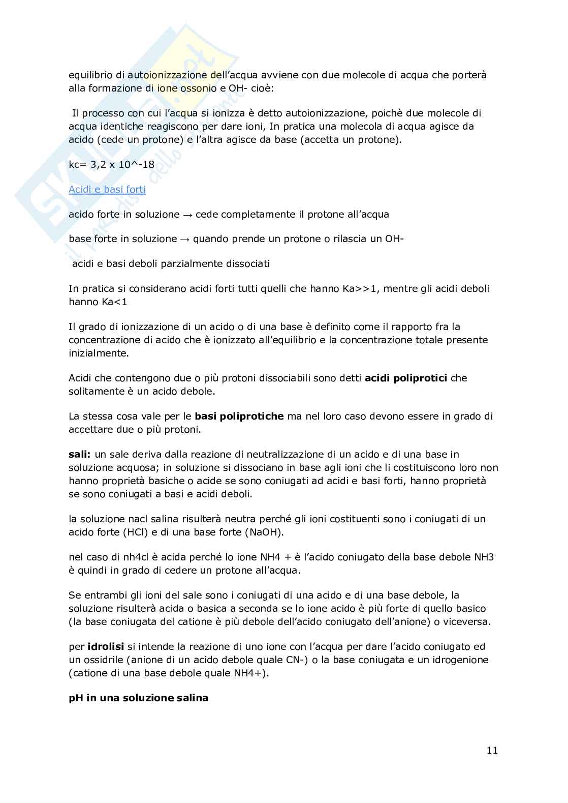 Chimica analitica Pag. 11