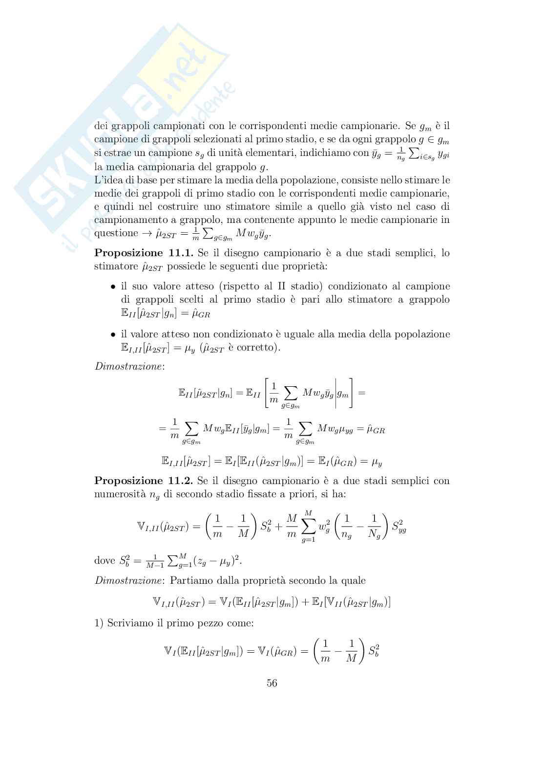 Appunti LaTeX completi di Tecniche di campionamento Pag. 56