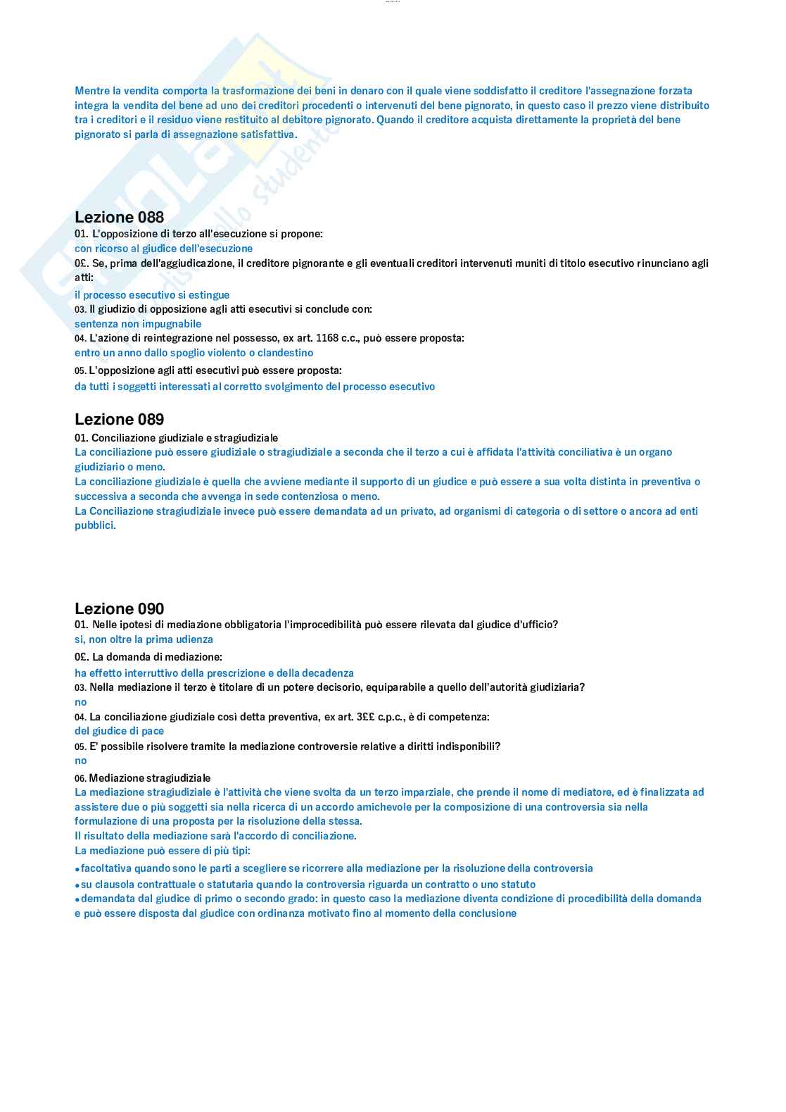 Diritto processuale civile Pag. 26