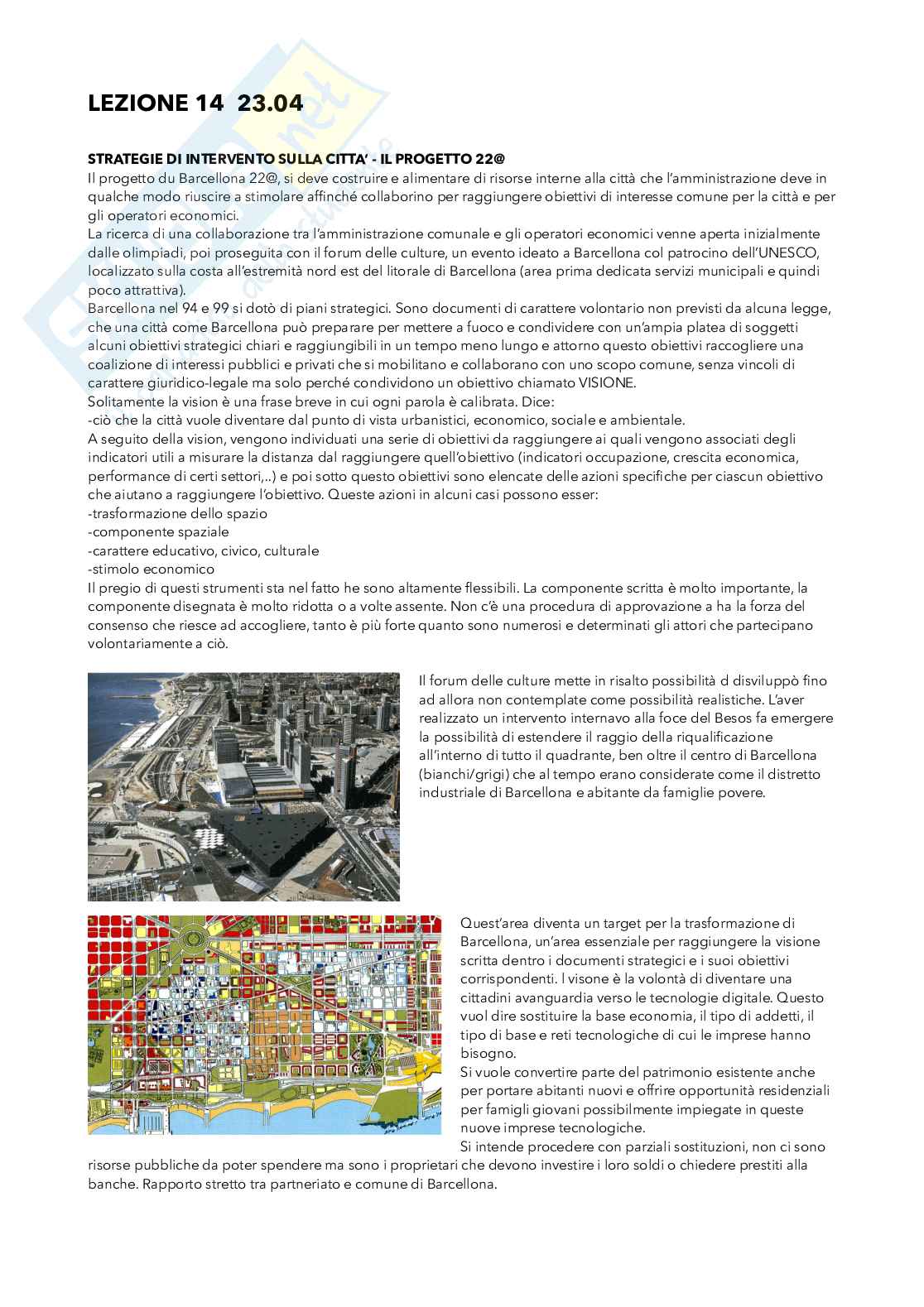 Riassunto esame Urbanistica, Prof. Gaeta Luca, libro consigliato Il primo libro di Urbanistica, Gaeta Pag. 1