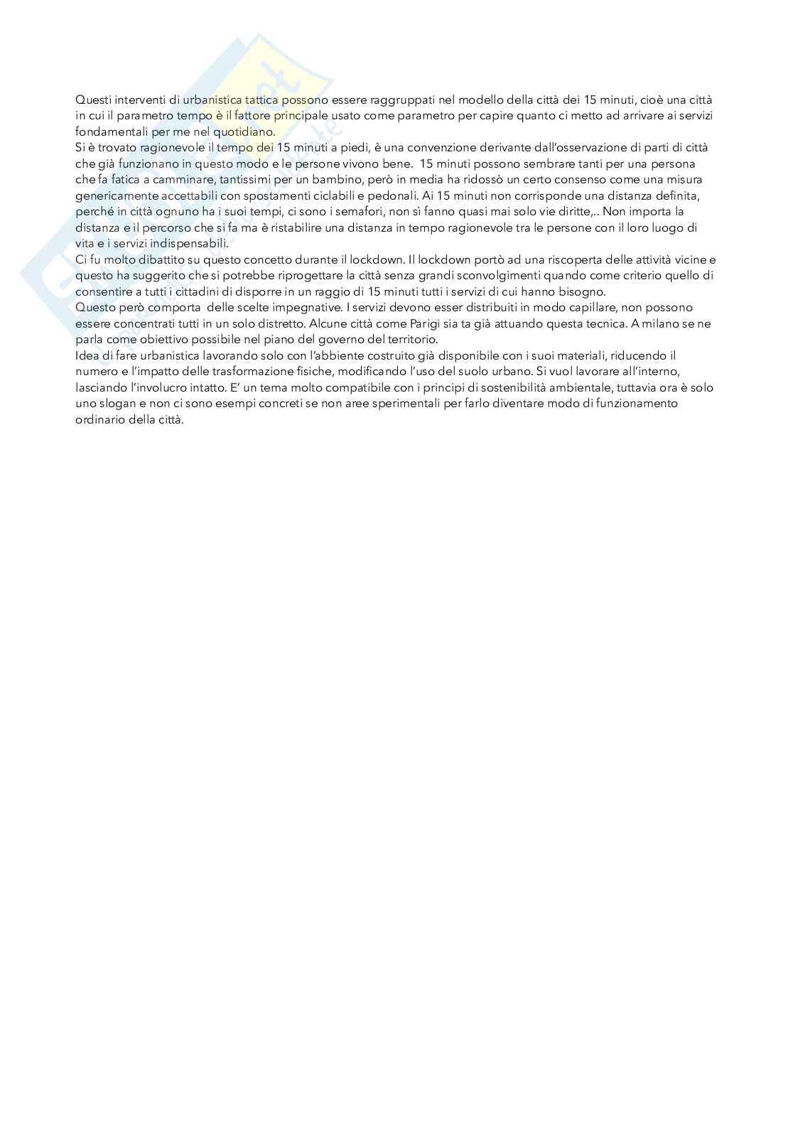 Riassunto esame Urbanistica, Prof. Gaeta Luca, libro consigliato Il primo libro di Urbanistica, Gaeta Pag. 6
