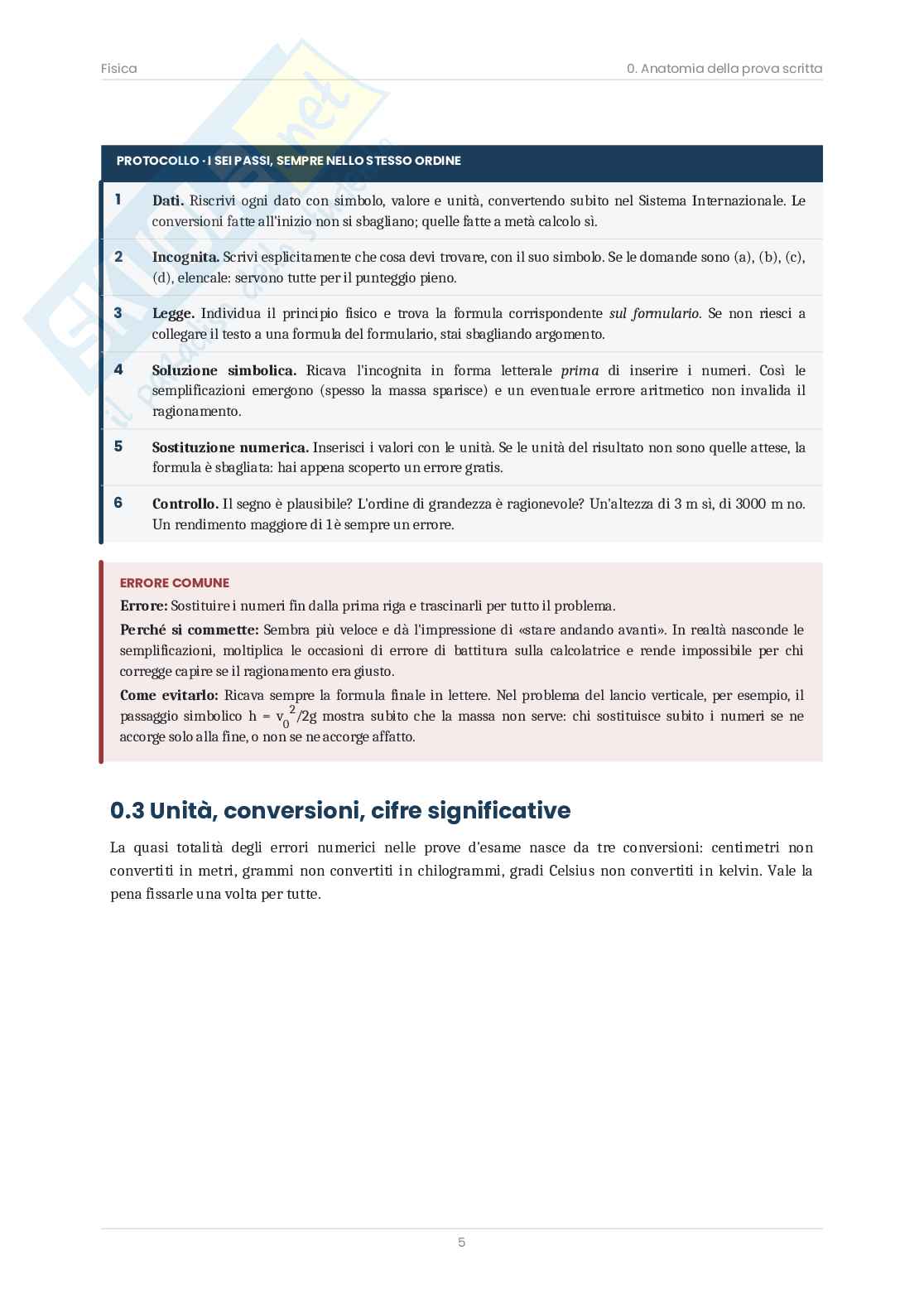 Fisica – 6 prove d'esame risolte + teoria Pag. 6