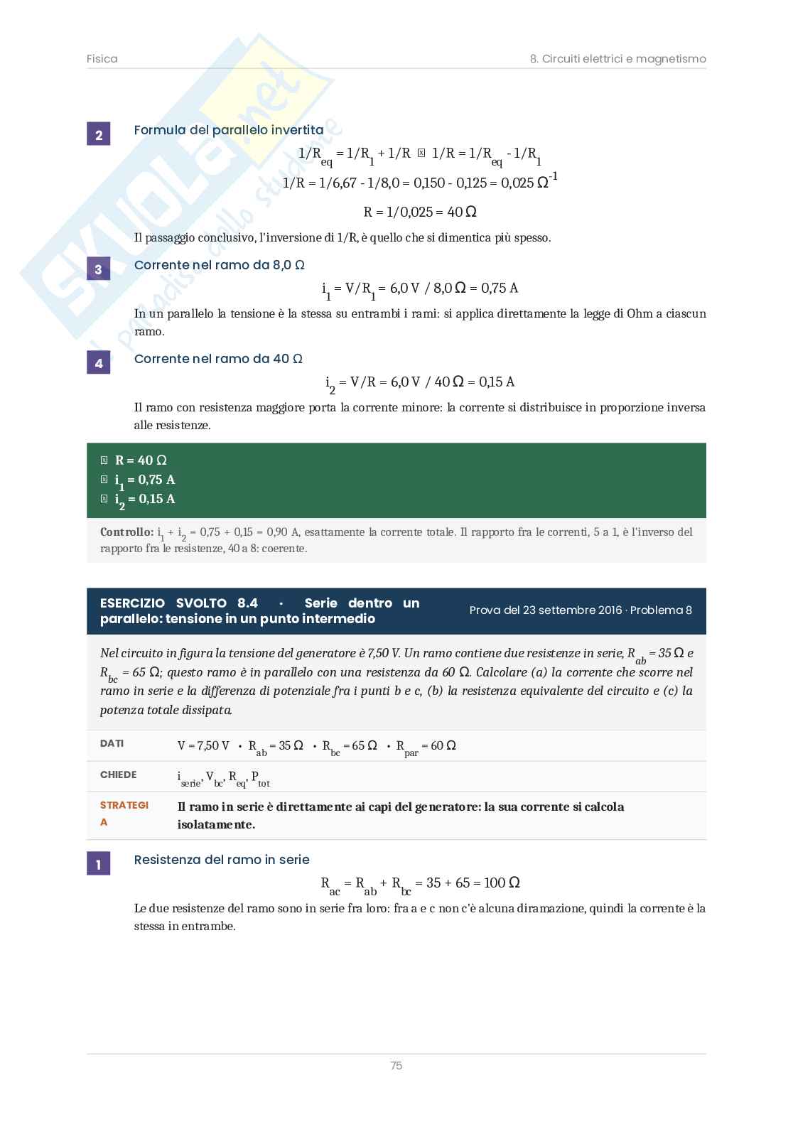 Fisica – 6 prove d'esame risolte + teoria Pag. 76