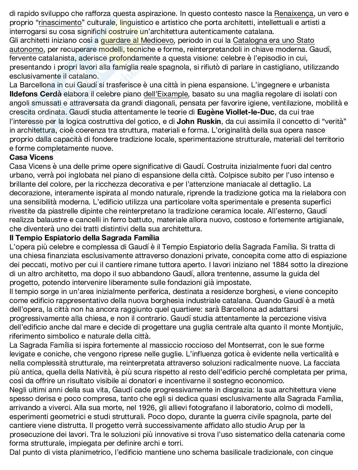 Appunti di tutte le lezioni del corso di Storia dell’architettura contemporanea  Pag. 16