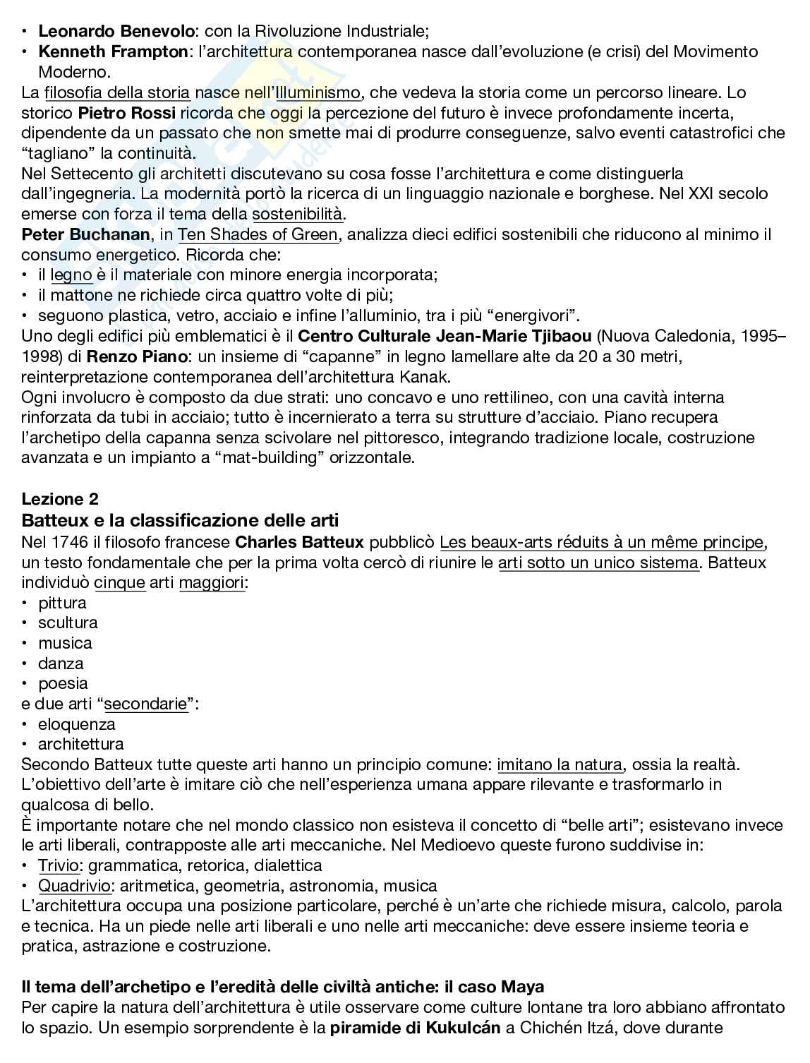 Appunti di tutte le lezioni del corso di Storia dell’architettura contemporanea  Pag. 2