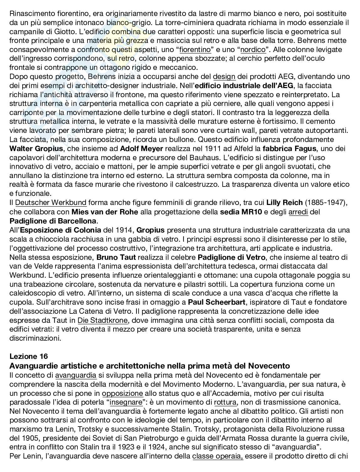 Appunti di tutte le lezioni del corso di Storia dell’architettura contemporanea  Pag. 26