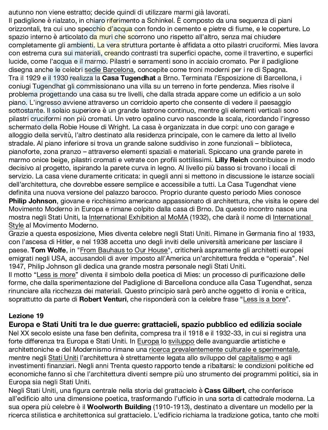 Appunti di tutte le lezioni del corso di Storia dell’architettura contemporanea  Pag. 31