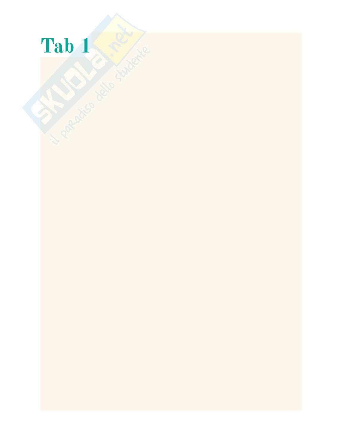 Genetica mendeliana e le sue estensioni  Pag. 1