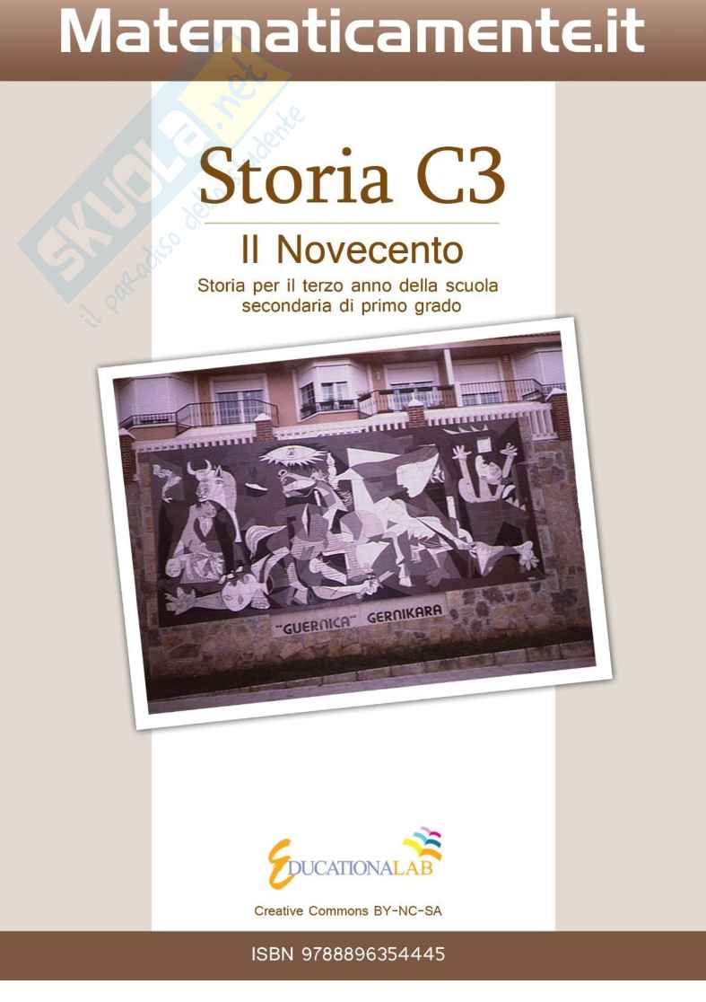 Storia C3, Il Novecento Pag. 1