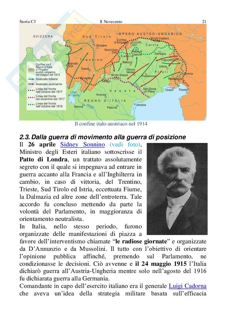 Storia C3, Il Novecento Pag. 21