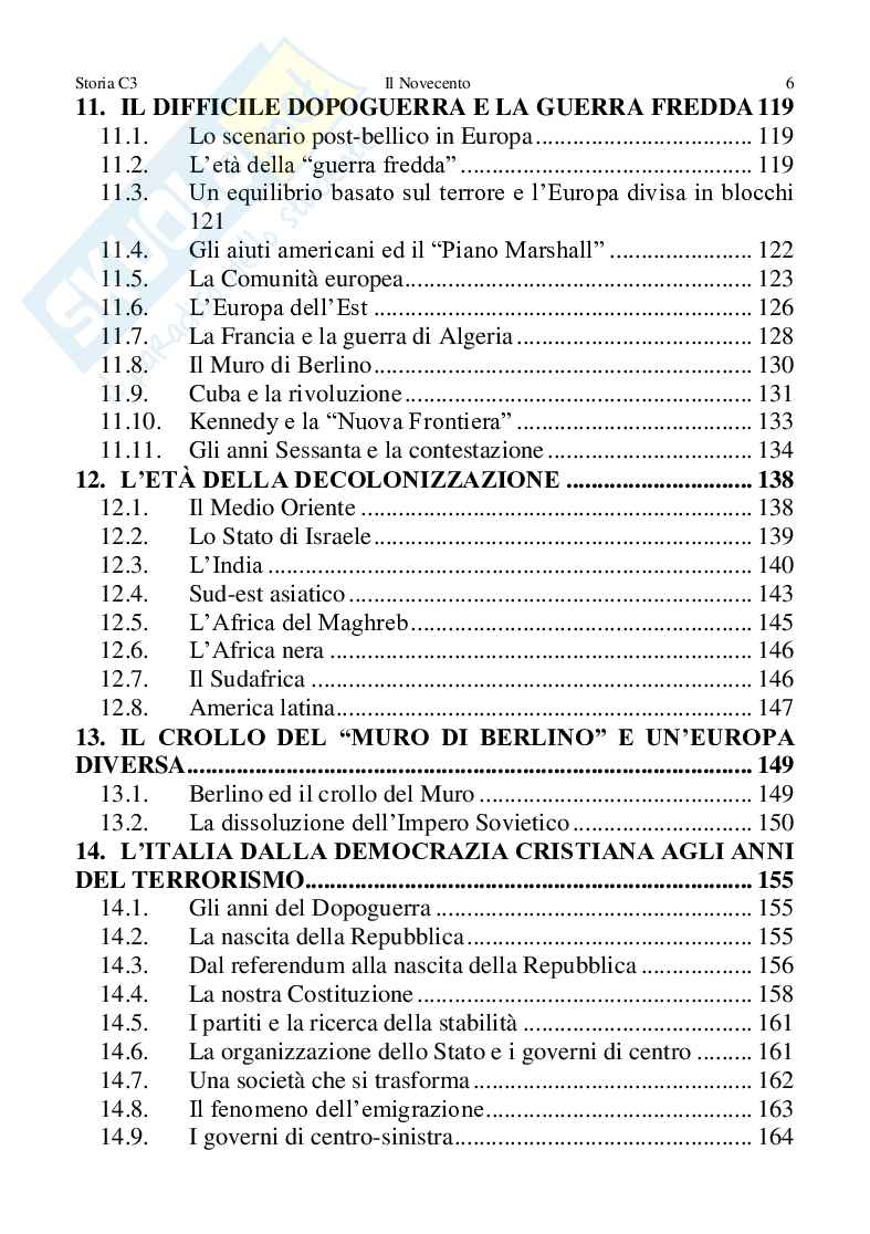 Storia C3, Il Novecento Pag. 6