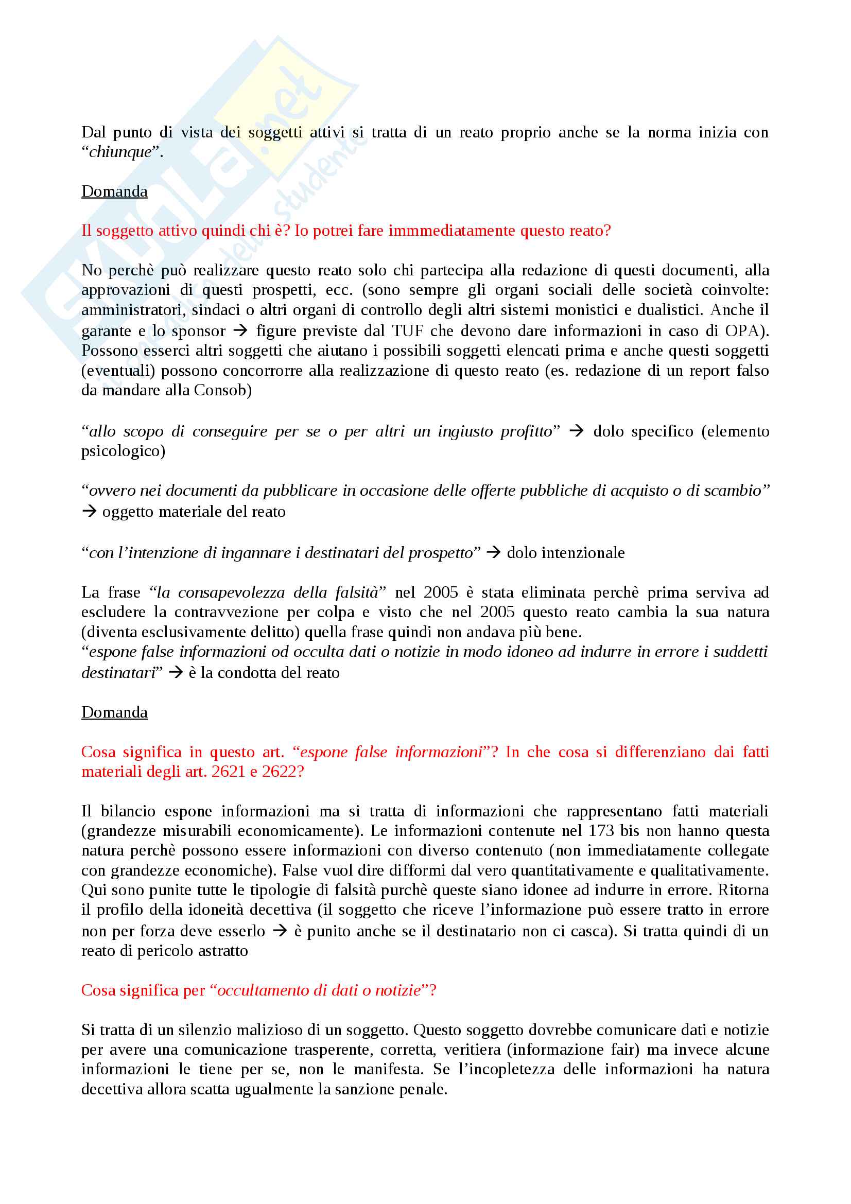 Appunti Diritto penale commerciale Pag. 56