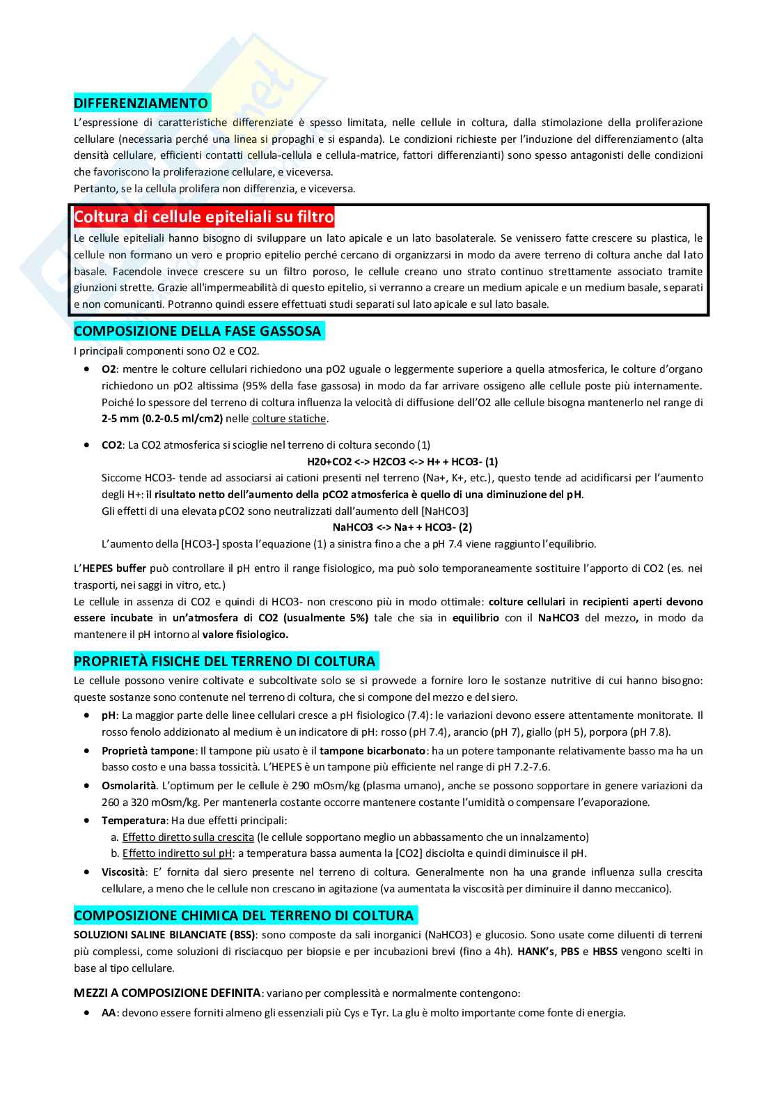 Appunti di Biologia cellulare Pag. 16