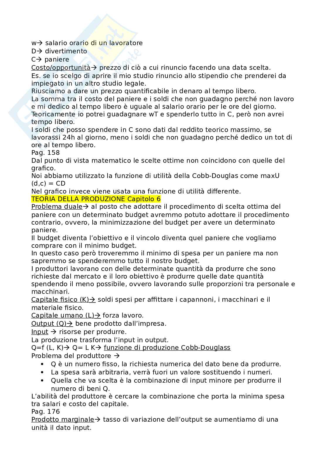 Appunti lezione Economia politica Pag. 6
