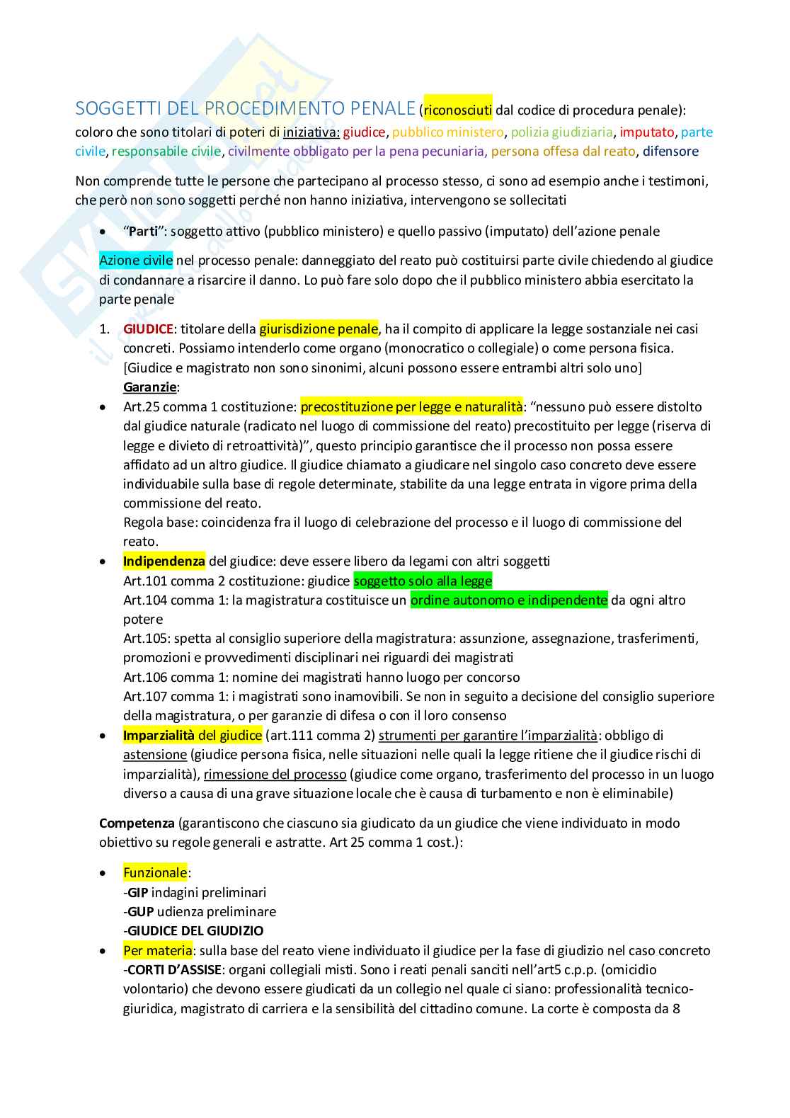 Procedura penale Pag. 6
