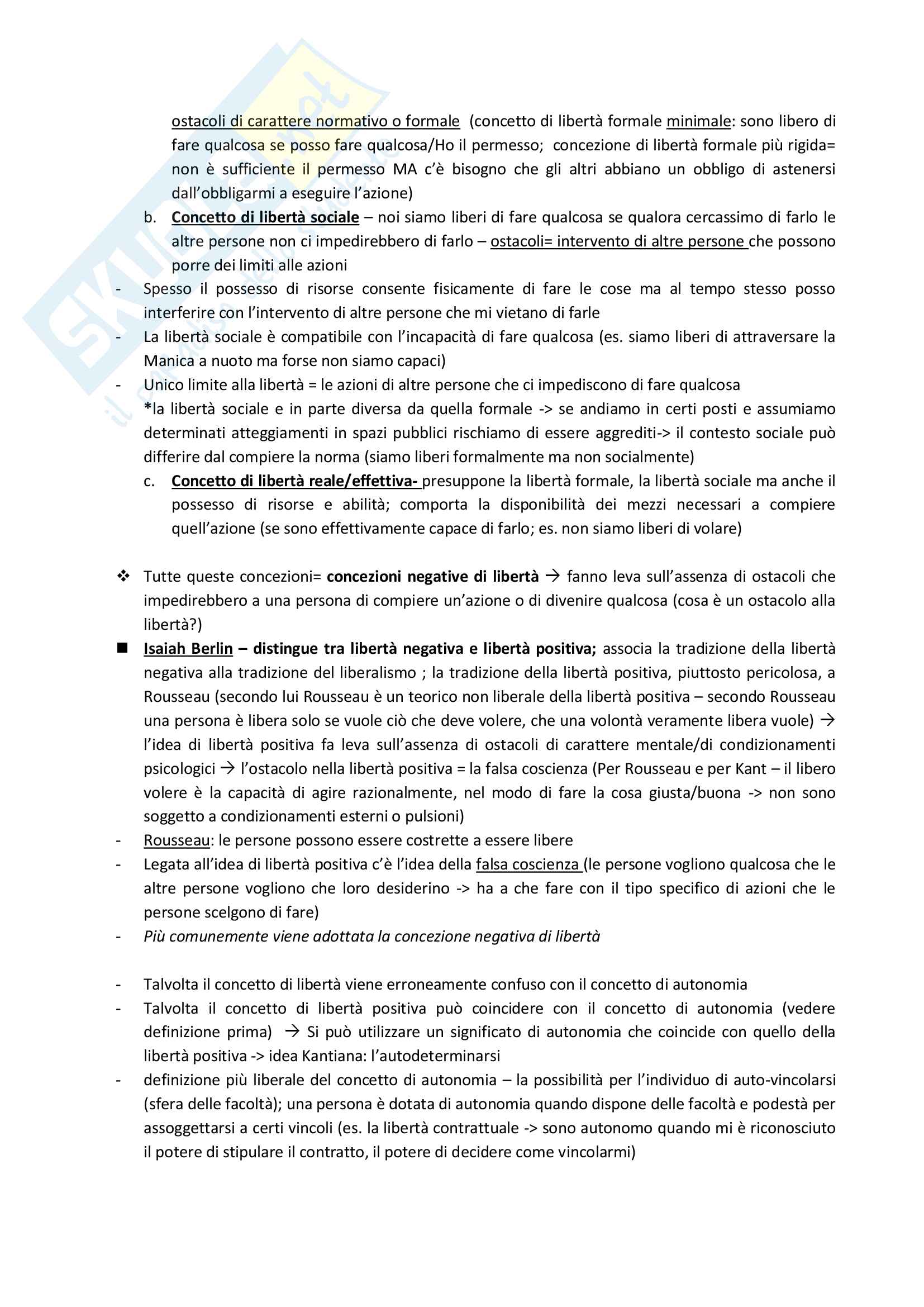 Appunti lezione - Filosofia e politica del diritto Pag. 26