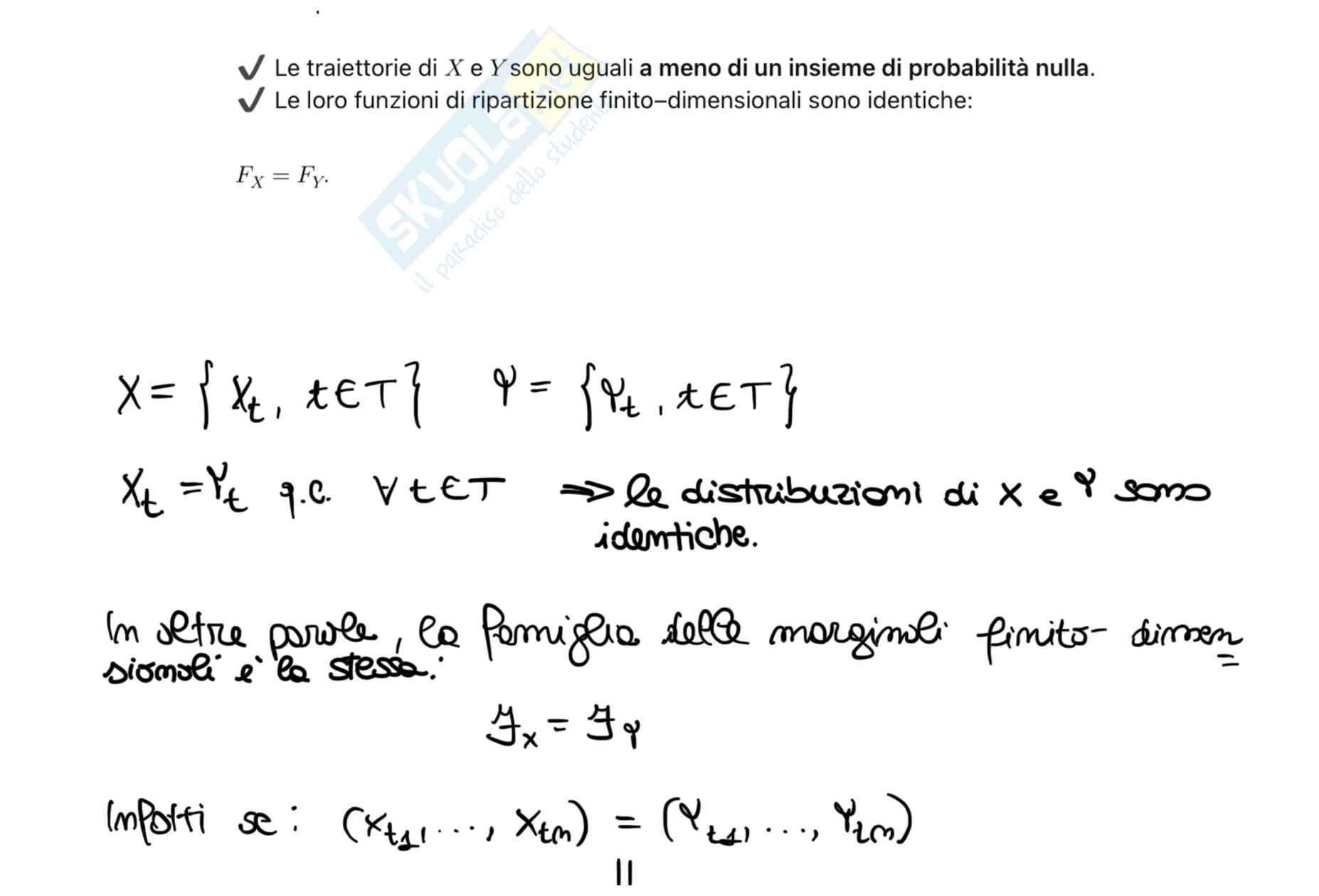 Processi stocastici Pag. 26