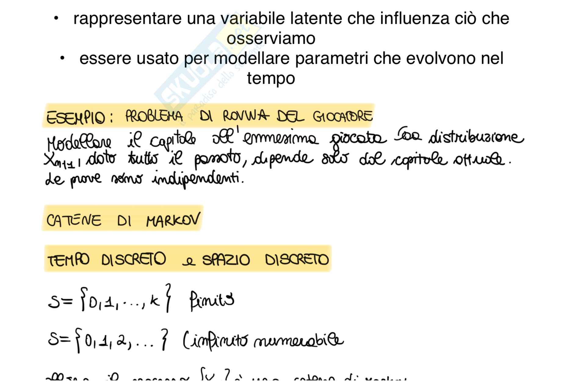 Processi stocastici Pag. 36