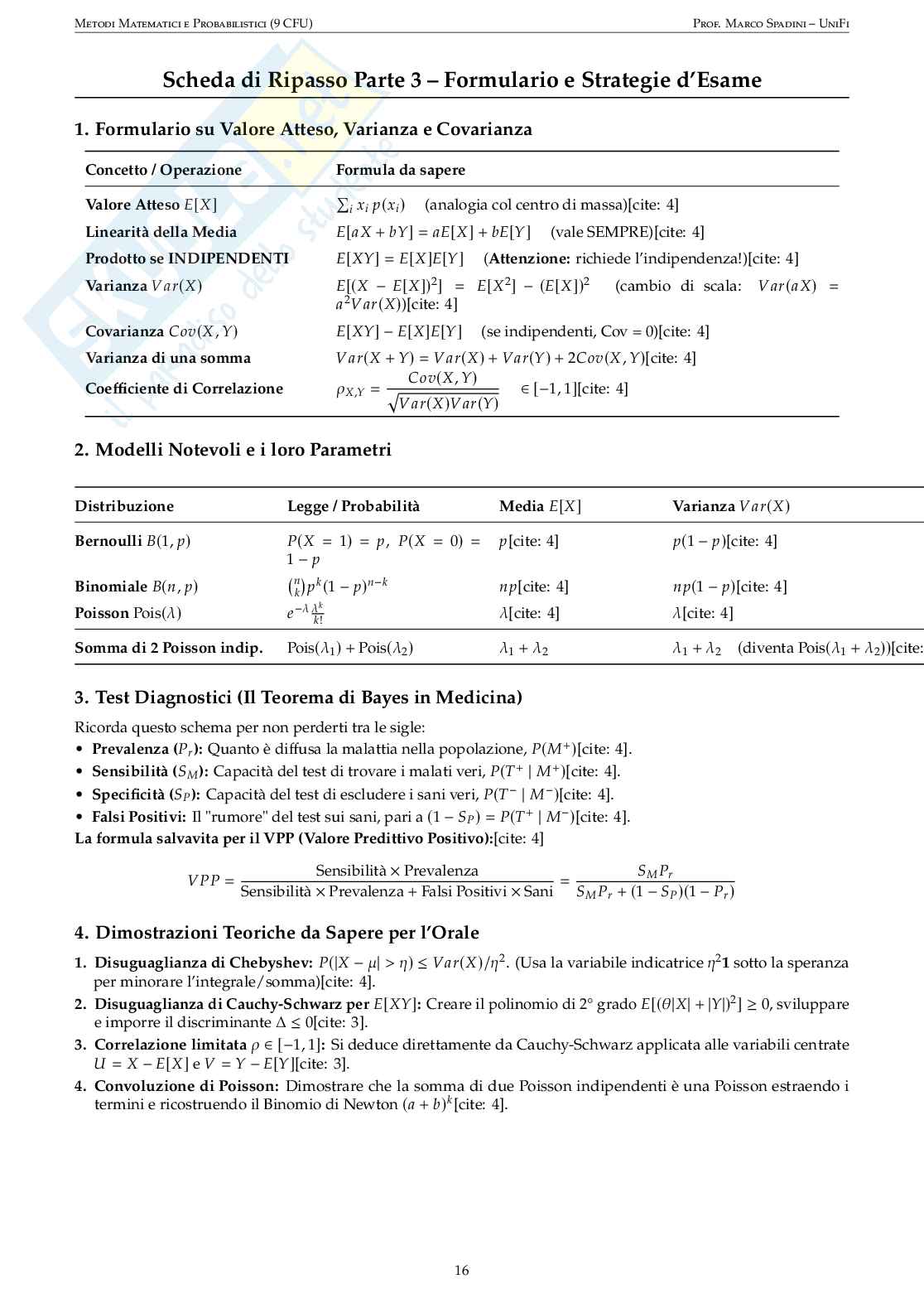 Appunti di Metodi matematici e probabilistici Pag. 16