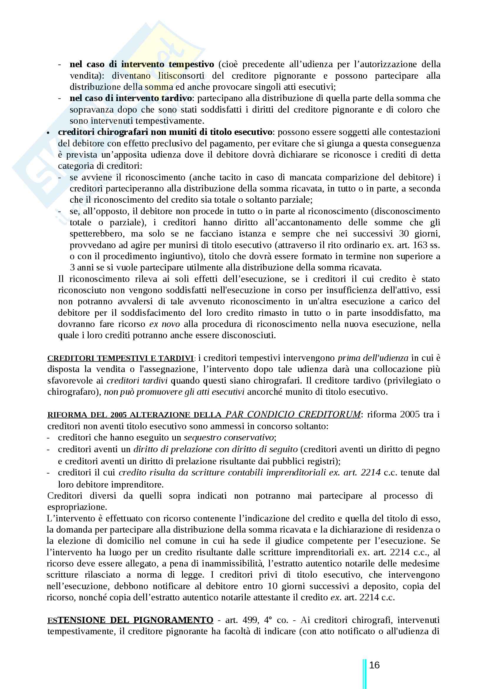 Riassunto esame Diritto processuale civile, prof. Ricci, libro consigliato Diritto processuale civile terzo volume, Ricci Pag. 16