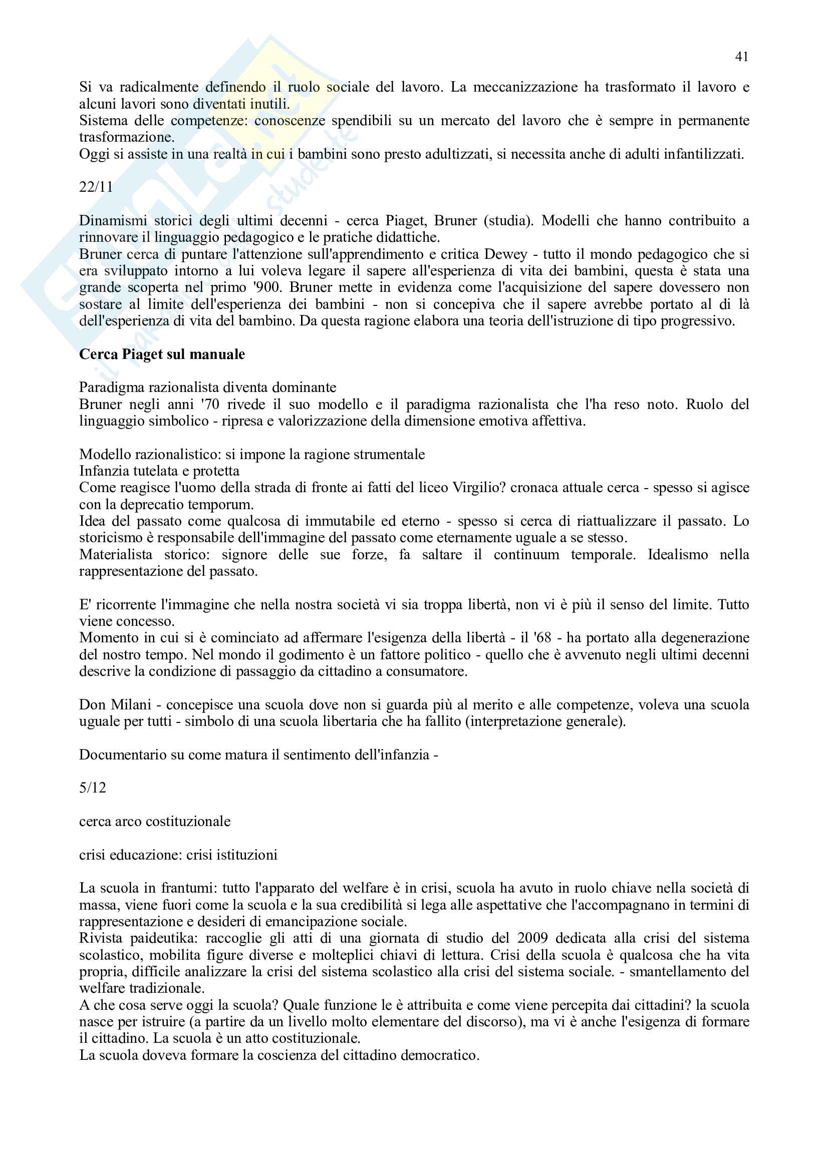 Appunti completi storia della pedagogia Pag. 41